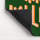 ハロウィンブロックス文字 マウスパッド (コーナー)