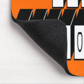 ハロウィンブロック文字 マウスパッド (コーナー)