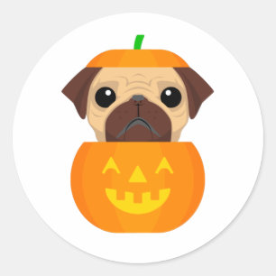 ハロウィンプキン ラウンドシール