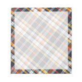 ハロウィンプレイド ノートパッド (正面)