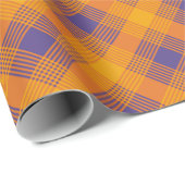 ハロウィンプレイド ラッピングペーパー (ロールコーナー)