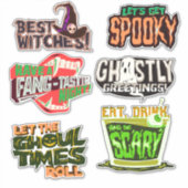 ハロウィンプンバラエティーシート シール (正面)