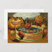 ハロウィンプールパーティー ポストカード (正面/裏面)