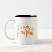 ハロウィンヘイThere Pumpkin ツートーンマグカップ (左)