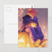ハロウィンベア人型 ポストカード (正面/裏面)