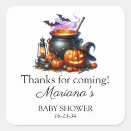 ハロウィンベイビーイズブリューイングベビーシャワー スクエアシール