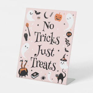 ハロウィンベイビーシャワーの女の子のお菓子ギフト 台座サイン
