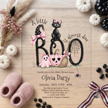 ハロウィンベイビーシャワー用に間もなく到着 A Little Boo