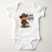 ハロウィンベイビーボディスーツ ポンプキン ベビーボディスーツ (正面)