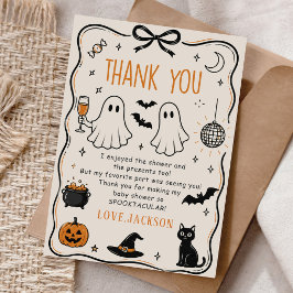 ハロウィンベイビー サンキューカード
