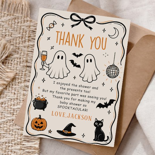 ハロウィンベイビー サンキューカード