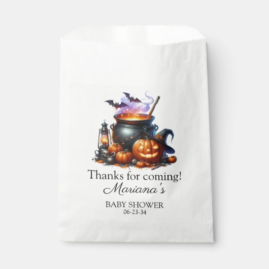 ハロウィンベイビー・ベイビーシャワー フェイバーバッグ (正面)