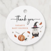 ハロウィンベビーシャワーのお礼タグ フェイバータグ (正面)