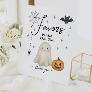 ハロウィンベビーシャワーのお返し 台座サイン