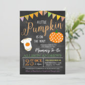 ハロウィンベビーシャワーパーティの招待状 招待状 (スタンド正面)