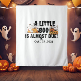ハロウィンベビーシャワーパーティーをカスタマイズ タペストリー