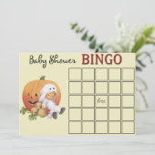 ハロウィンベビーシャワービンゴカード 招待状 (スタンド正面)