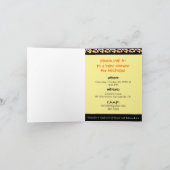 ハロウィンベビーシャワー招待状 招待状 (内部)