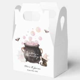 ハロウィンベビーシャワー A Baby is Brewing フェイバーボックス