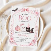 ハロウィンベビーシャワー A Little Boo Is Almost Due