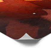 ハロウィンベルギーマリノイとカボチャ怖い ポスター (角)