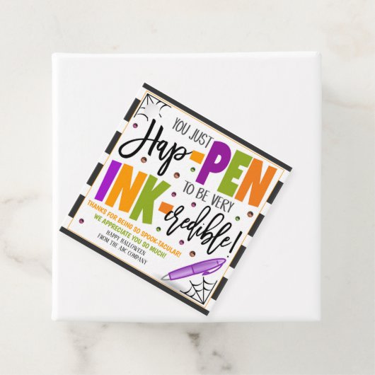 ハロウィンペンありがとうギフトラベル フェイバータグ (インサイチュ)