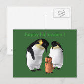 ハロウィンペンギン ポストカード (正面/裏面)