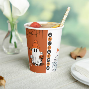 ハロウィンペーパーカップ|楽しいパーティードリンクウェア 紙コップ