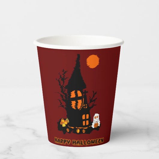ハロウィンペーパーカップ 紙コップ (正面)