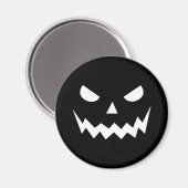 ハロウィンホラー不気味ハロウィーンのカボチャのちょうちんパンプキン顔 マグネット (正面/裏面)