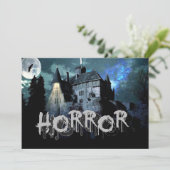 ハロウィンホラー幽霊のよく出るハウスホラーブルーナイト 招待状 (スタンド正面)