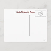 ハロウィンホリデーとフクロールキャンドルポストカード シーズンポストカード (裏面)