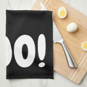 ハロウィンホリデーのグラフィックブー台所食器タオル キッチンタオル (四つ折り)