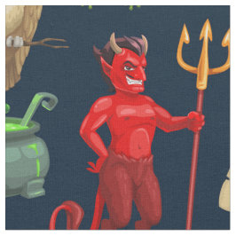 ハロウィンホリデーモンスタームレスパターン ファブリック