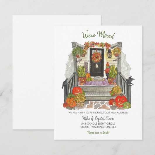 ハロウィンホームの新しいアドレス (正面/裏面)