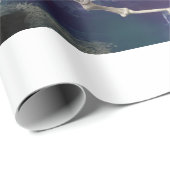 ハロウィンホームダウン、ライン踊りスケルトン ラッピングペーパー (ロールコーナー)