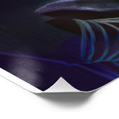 ハロウィンホームダウン、踊りスケルトン水平 ポスター (コーナー)