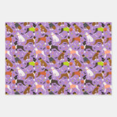 ハロウィンボクサー犬 ラッピングペーパーシート (正面3)