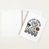 ハロウィンボスゴーストビンテージ彫刻Tシャツデザイン プランナー手帳 (ディスプレー)