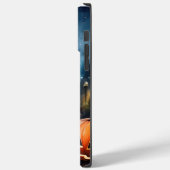 ハロウィンボストンテリアとカボチャ怖い Case-Mate iPhoneケース (裏面 / 左)