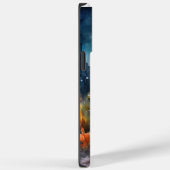 ハロウィンボストンテリアとカボチャ怖い Case-Mate iPhoneケース (裏面 / 右)