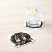 ハロウィンボストンテリアドッグス ペーパーコースター (インサイチュ)