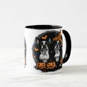 ハロウィンボストンテリアドッグス マグカップ (正面右)