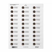 ハロウィンボストンテリアドッグス ラベル (フルシート)