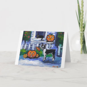 ハロウィンボストンテリア害 カード