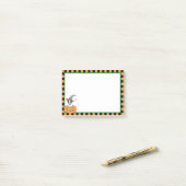 ハロウィンボストンテリア ポストイット (デスク上)