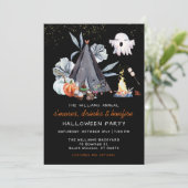 ハロウィンボンファイアスリープバーパーティの招待状 招待状 (スタンド正面)