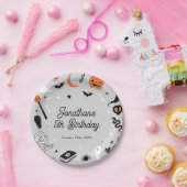 ハロウィンボーイ誕生日パーティー ペーパープレート (パーティー)