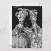 ハロウィンボール（ノワール） 招待状 (裏面)