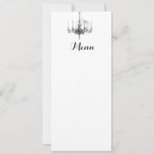 ハロウィンボール メニューカーード 招待状 (裏面)